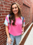 Relaxed Pink Top