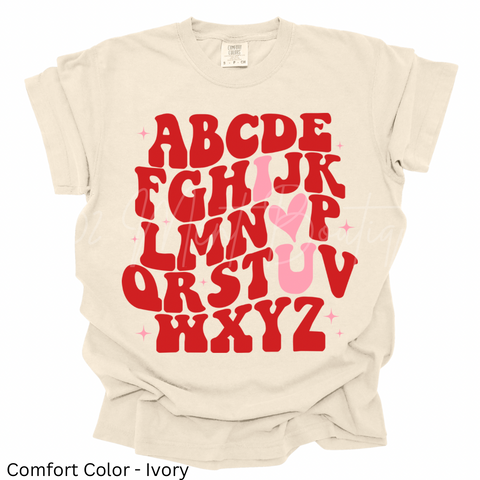 ABC I <3 U Shirt